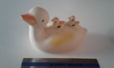 RUBBER DUCK with DUCKLINGS on back, Rare Made In Ireland Vintage Duck picture