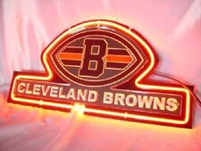 CoCo Cleveland Browns 3D Carved Neon Sign 14