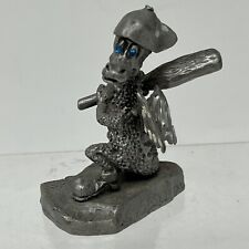 Baseball Dragon the Kid Figure Rawcliffe Pewter  Batter 1991 Vintage picture