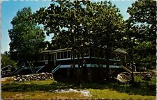Vintage 1950s- Sunwapta Bungalows Chalet- Jasper Park Canada Postcard (UnPosted) picture