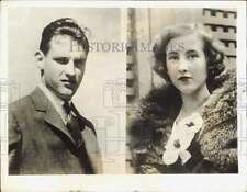 1933 Press Photo John Jacob Astor & Eileen S.S. Gillespie announce engagement picture