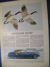 1941 Lincoln Continental large-mag car ad- 