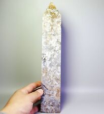 3.59lb Natural Ocean Jasper Agate Geode Crystal Tower Wand Point Healing Mineral picture
