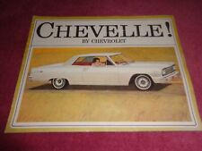 Original 1964 Chevrolet Chevelle Malibu Sales Literature Brochure picture