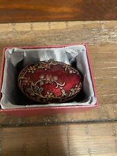 Small Red And Flower Jewerly Box Pill Box picture