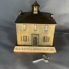 Vintage Banthrico Metal Bank Old Capital Trust With Key Corydon Indiana picture