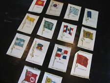 c1910s S33 Tobacco Silks - National Flags - Sovereign, Egyptienne - 14 Different picture