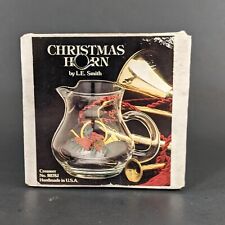 Vintage L.E. Smith Christmas Horn Creamer Mint In Box 8078J picture