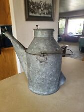 Vintage NPRY Northern Pacific Railway Galvanized Railroad Oil Can picture