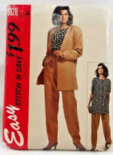 1993 McCalls Sewing Pattern 6828 Womens Jacket Pants Top 2 Lengths Sz 6-12 6806 picture