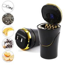 1x Car Portable Travel Cigarette Cylinder Smokeless Ashtray LED Light Holder Cup picture