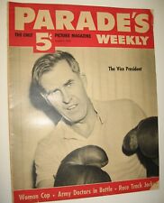 1942 Parade's Weekly Magazine Aug. 1, Vol. 1, No. 11, Vice-President, J. Stewart picture