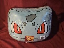 Bulbasaur Head Face Plush Pillow Toy Pokemon Nintendo Factory Sealed NEW picture