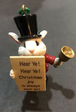 1988 Handcrafted Hallmark Keepsake Ornament The Town Crier QX473-4 picture