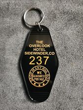 THE SHINING Inspired Black and Gold Overlook Hotel Keytag Room 237 picture