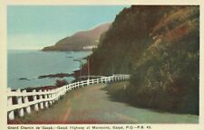 Vintage Postcard 1920's Grand Chemin De Gaspe Marsouins Quebec Canada picture
