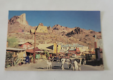 Vintage 1991 Postcard Oatman Arizona with Elephant's Tooth Rock Formation picture