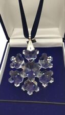 1994 Swarovski Snowflake Christmas Holiday Ornament member exclusive items W/Box picture