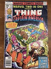 Marvel Two In One #42 The Thing And Captain America. George Perez Cover picture