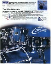 1998 Print Ad of Yamaha Stage Custom Drum Kit  picture