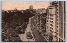 Vintage Postcard MA Boston Tremont Street Aerial View ~6663 picture