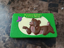 VTG 1999 Little Bear, Maurice Sendak's Green Color Lunchbox, Craft, Pencil Box picture