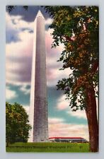 Washington D.C. Washington Monument Vintage Souvenir Postcard picture