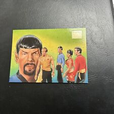 Jb10d Star Trek Master Series 1994 Skybox #90 Spock Uhura Kirk Mccoy Scotty picture