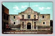 San Antonio TX-Texas, The Alamo, Cradle of Texas' Liberty, Vintage Postcard picture