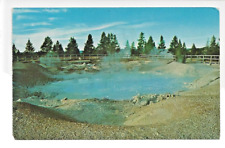 Fountain Paint Pots Yellowstone Nat Pk Wyoming Geyser Pool Sleeved Posted GUC picture
