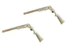 2 x Broken Shotgun Handcrafted From English Pewter Pin Badges TSB,G33 picture