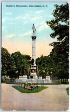 Postcard - Soldier's Monument, Manchester, New Hampshire picture