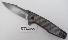 Rare Kershaw Ferrite Binary Code Pattern 1557TI Assisted Hinderer Pocket Knife picture