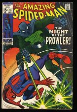 Amazing Spider-Man #78 VG- 3.5 1st Appearance Prowler Marvel 1969 picture