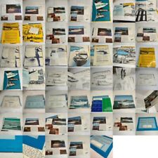 1950s COLONIAL CRUISERS Motor Boat LOT of 34 Brochures, Spec Sheets & Deck Plans picture