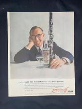 Magazine Ad* - 1958 - Smirnoff Vodka - Benny Goodman picture