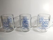 Vintage N.J. Police PBA Glen Rock 110 Glasses Mugs - Lot of 3, Rare Hard to Find picture