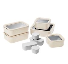 Caraway Home Food Storage Containers Cream Set of 14 picture