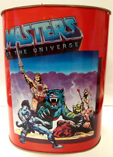 He-Man MOTU Metal trash can VTG 1983 CHIENCO Clean Very Good Condition-Orig Ownr picture