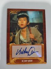 2008 INDIANA JONES TOPPS HERITAGE Ke Huy Quan AUTOGRAPH AUTO CARD Short Round picture