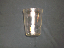 COFFEE  CATCH CUP GLASS JAR  FITS ANTIQUE  ARCADE GRINDER CRYSTAL WALL  MOUNT picture