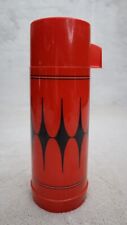 Vintage Aladdin's Vanguard Thermos Bottle Red Black Diamond No 43C picture