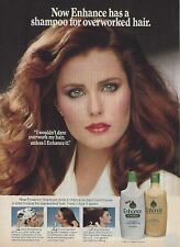 1981 Enhance Shampoo Hair Care SC Johnson vintage Print Ad 80's Advertisement picture