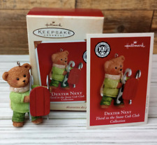 Hallmark Keepsake Ornament Dexter Next In The Snow Cub Club Collection 2002 picture