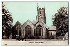c1910 Tavistock Parish Church England Horse Carriage Unposted Antique Postcard picture