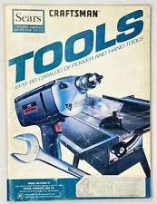 Sears Craftman 1979-80 Catalog Of Power and Hand Tools picture