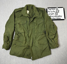 Vintage Cold Weather OD Green Field Jacket Size S picture