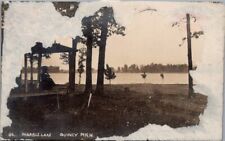 Marble Lake, QUINCY, Michigan Real Photo Postcard picture