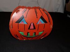 Vintage Antique Halloween Pumpkin JOL Jack O Lantern Cardboard picture