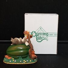 Vtg Charming Tails Figurine Garden Naptime Fitz & Floyd Silvestri picture